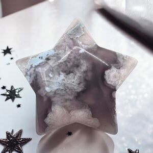 Flower Agate Star Carving‎ (11)